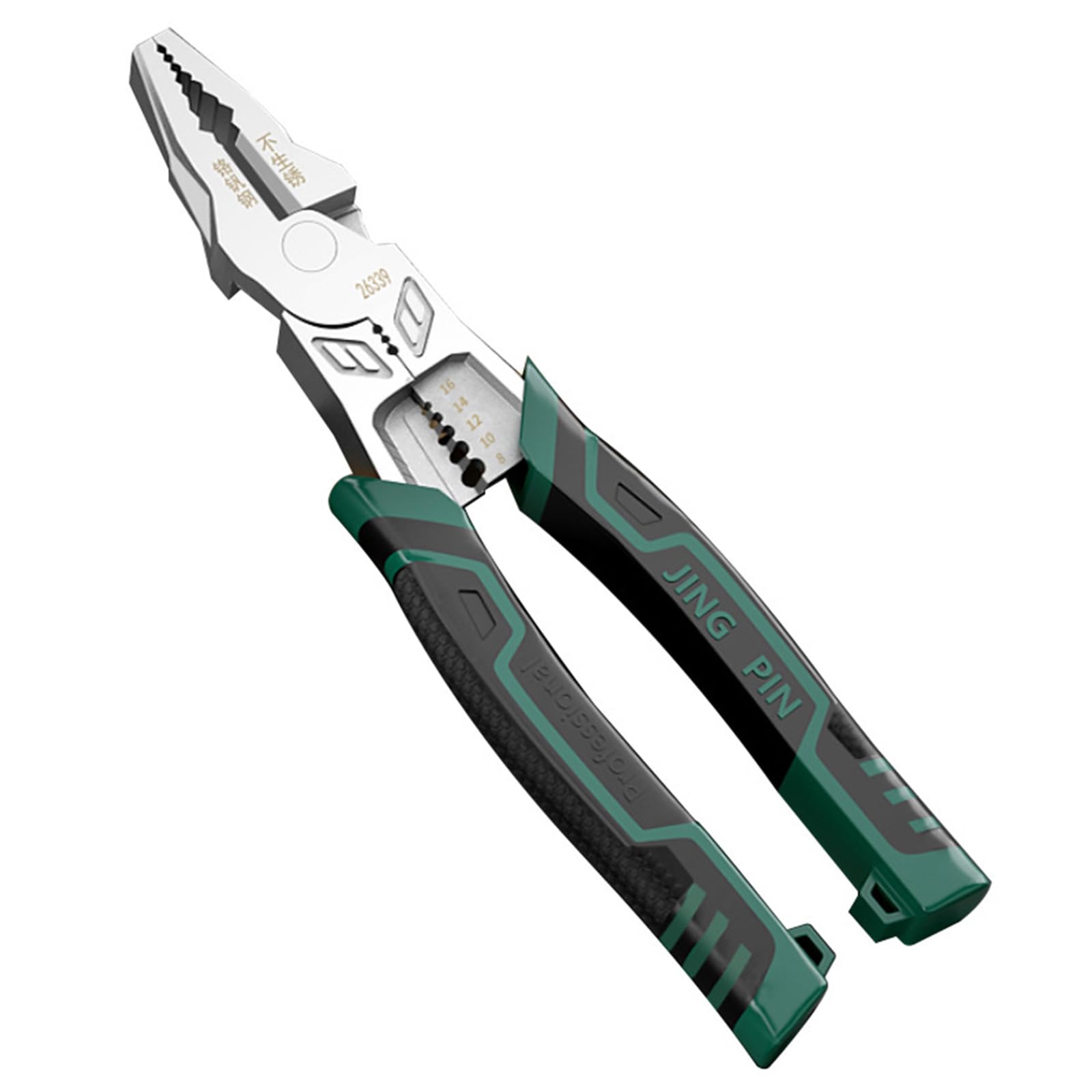Jazuaiao Sturdy 9Inch Multifunction Wire Pliers Wire Manipulation Tool For Effective Stripping And Cable Cutting Strippers
