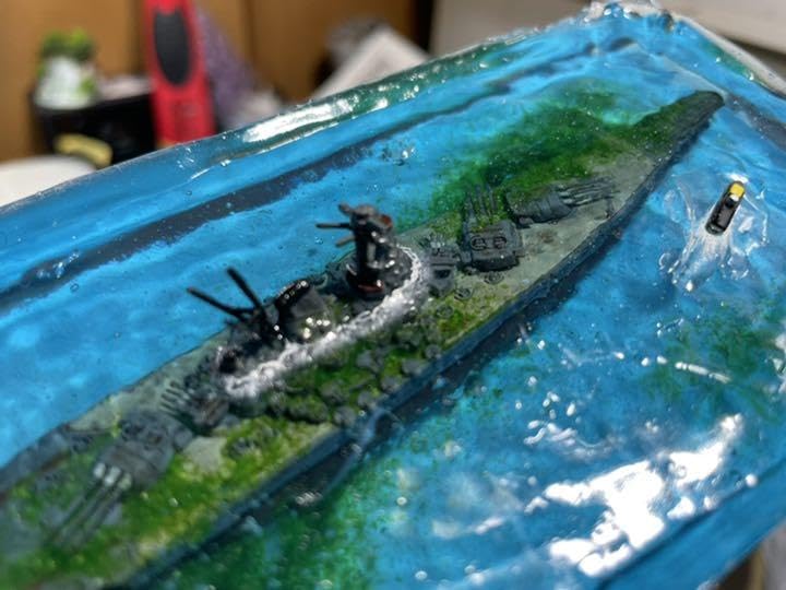 N様　仮　捷一号作戦　大和　信濃　ジオラマなど　レジン完成品　プランニング中 N様 仮 捷一号作戦 大和 信濃 ジオラマなど レジン完成品