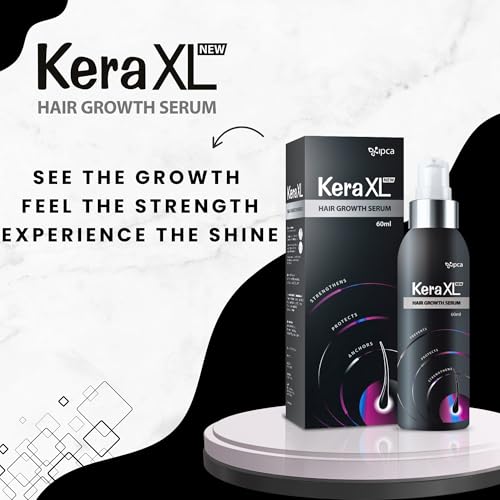 Image of Kera XL Hair Growth Serum 60ml | Non-Sticky, Non-Viscous Hair Serum | Helps Control Hair Fall & Support Hair Growth | Helps Control Hair Fall & Support Hair Growth