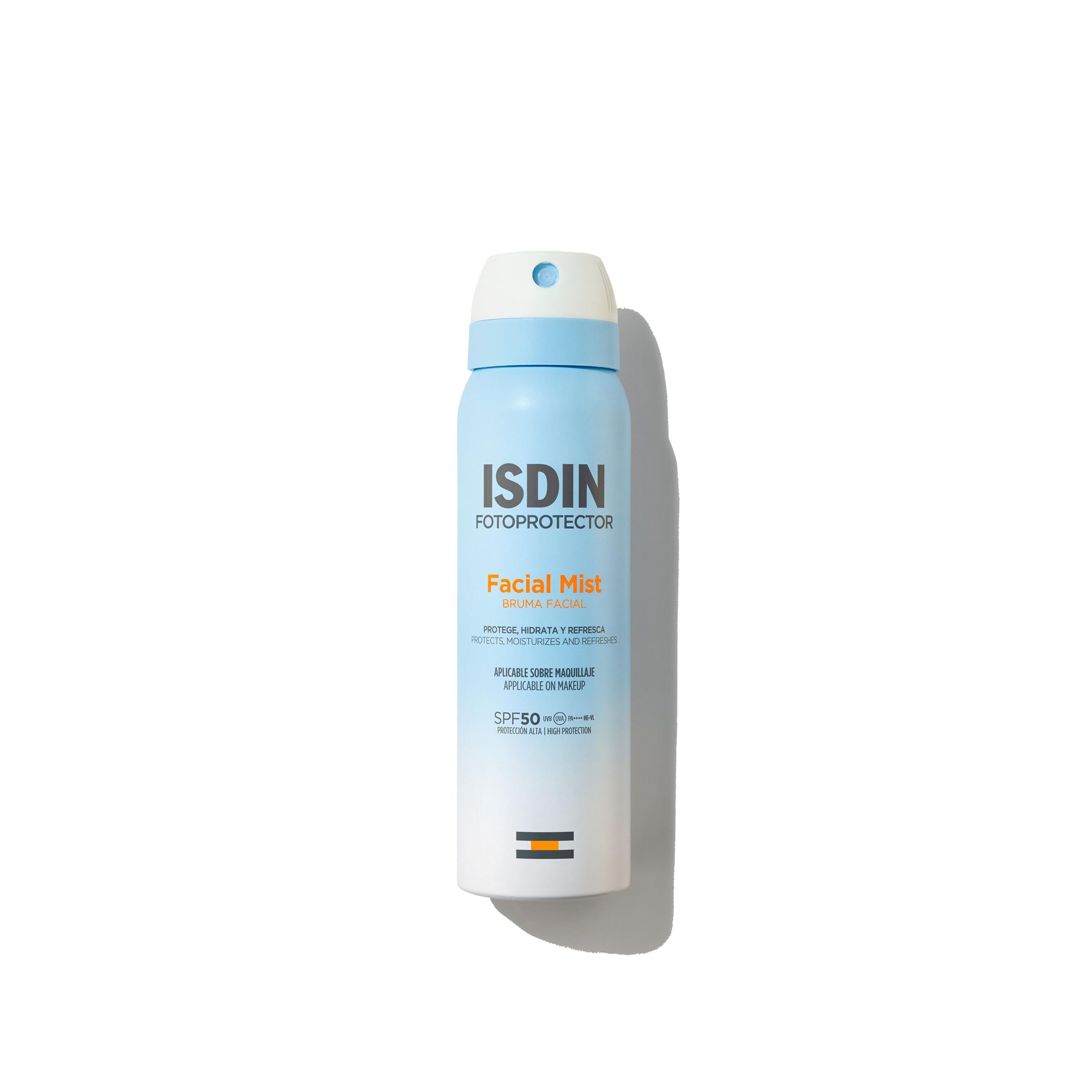 ISDIN Fotoprotector Facial Mist SPF50, Protector Solar facial en spray formato bruma ultrafina e invisible, Protege, hidrata y refresca tu piel, 100ml | Formato bruma ultrafina, Invisible, Protege e hidrata, Refresca la piel en oferta en Amazon