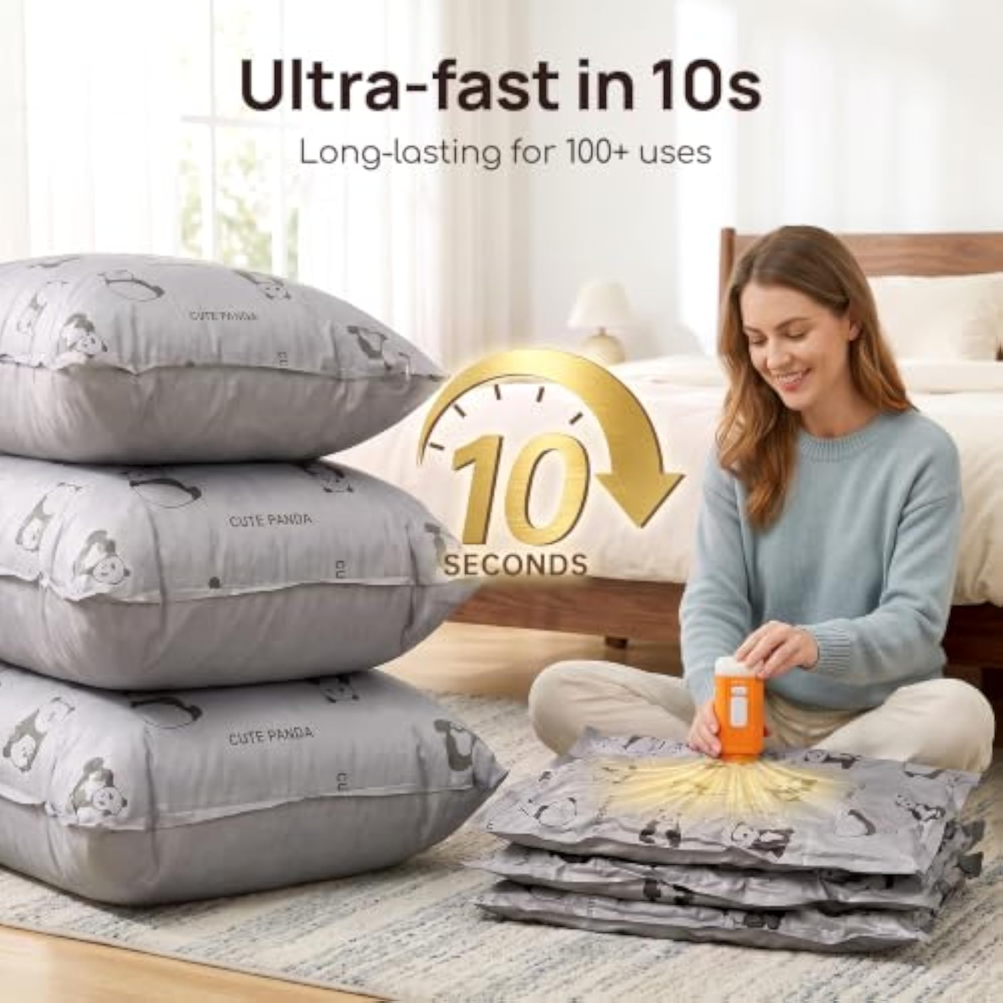 Jumbo Oxford Vacuum Storage Bags with Pump