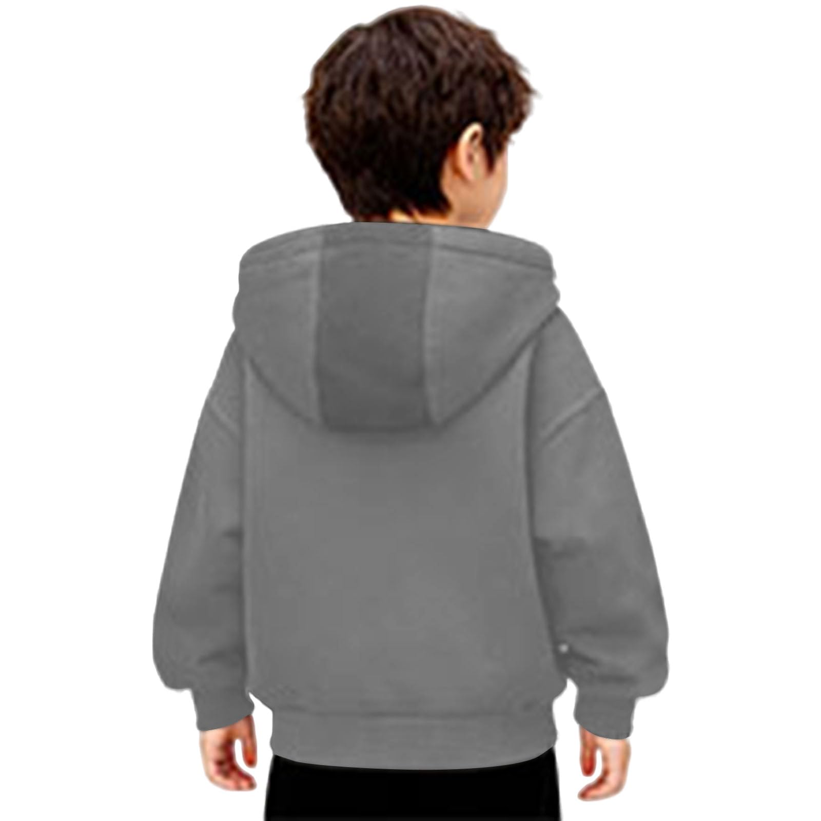Generisch Unisex Kinder Sturmhaube Hoodie Jungen Mädchen Reißverschluss Hoodies mit Gesichtsmaske Leichte Jacke mit durchgehendem Reißverschluss Jacken Langarm Neuheit Athletic Sweatshirts