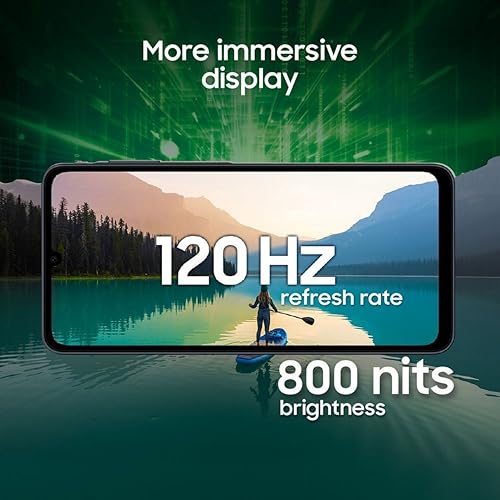 Image of Samsung Galaxy A07 5G (Black, 6GB RAM, 128GB Storage) | 6.7 inch HD+ 120Hz Display | MediaTek Dimensity 6300 | 50MP + 2MP Rear Camera | 6000 mAh Battery