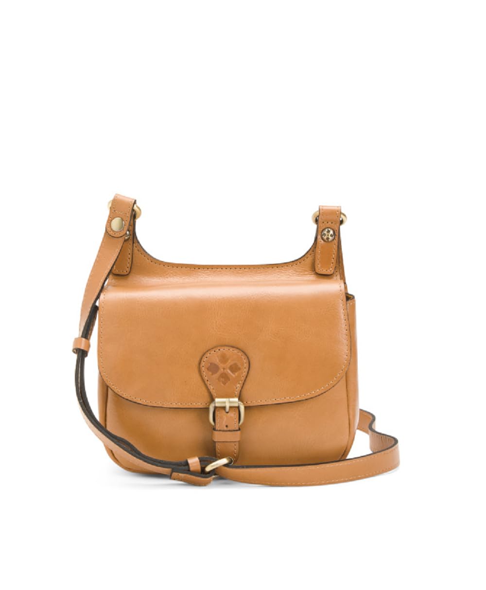 Patricia NashVintage Distressed Leather Saddle Bag by Patricia Nash