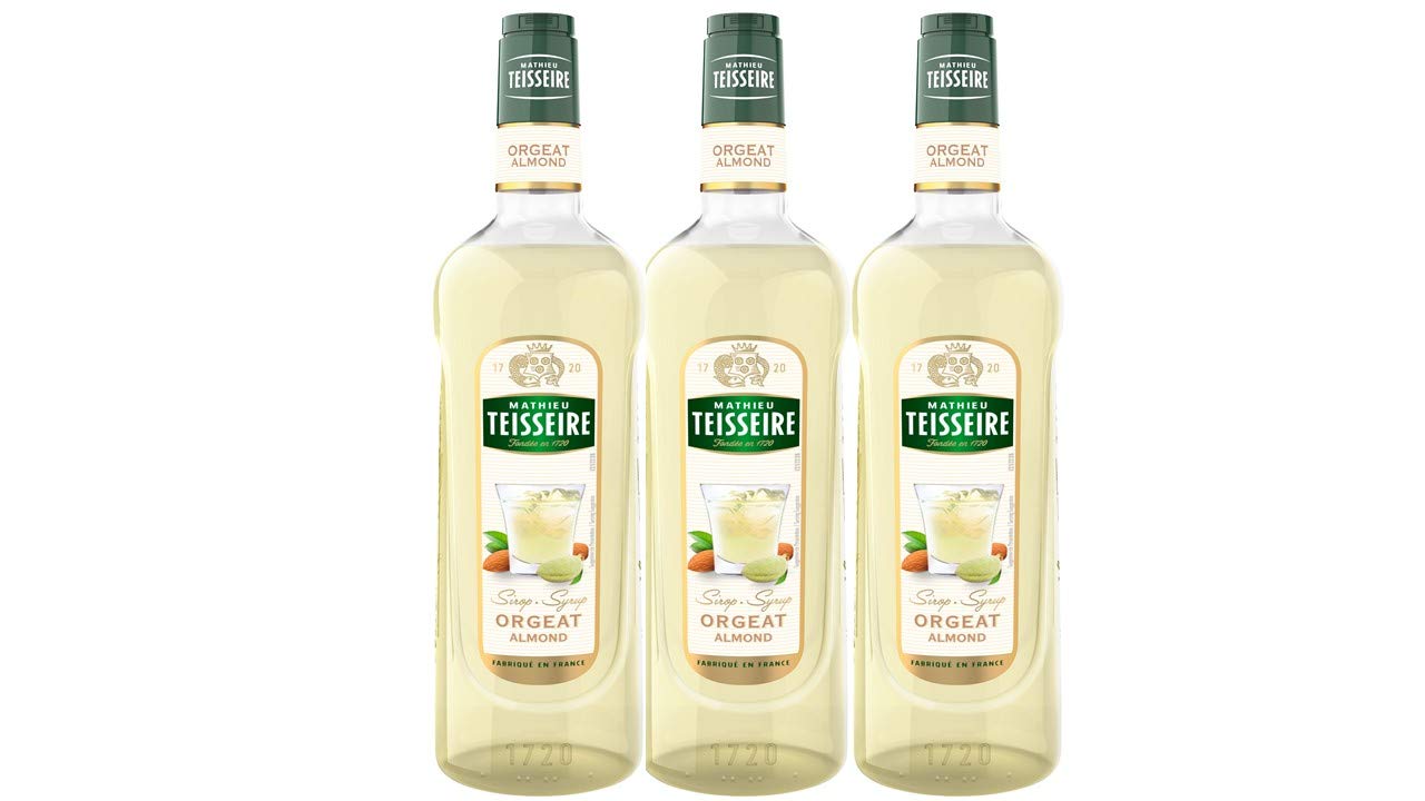 Sirop d'Orgeat amande Mathieu Teisseire 3L pour boisson café froide et chaude