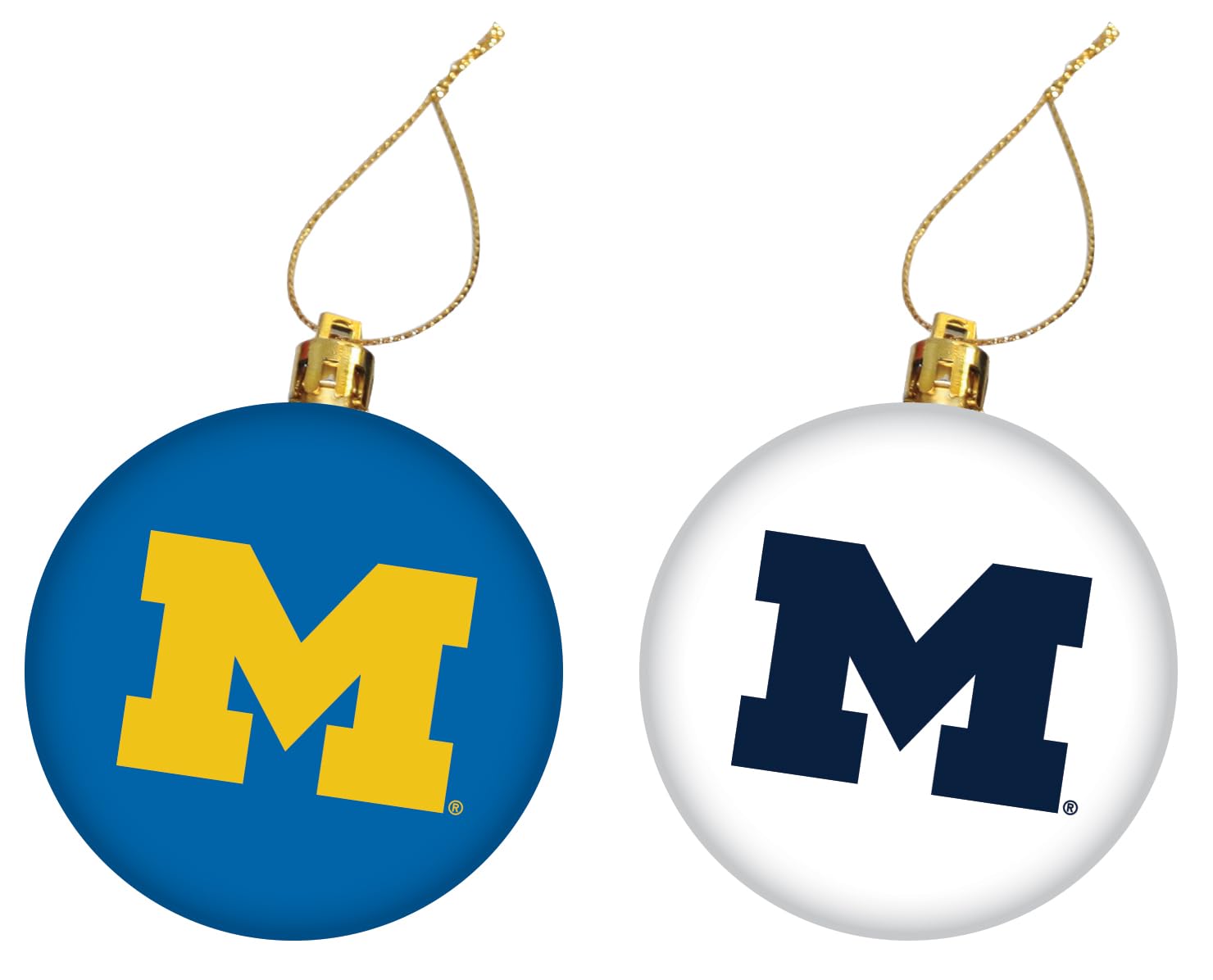Décorations de Noël Michigan pour un sapin style universitaire
