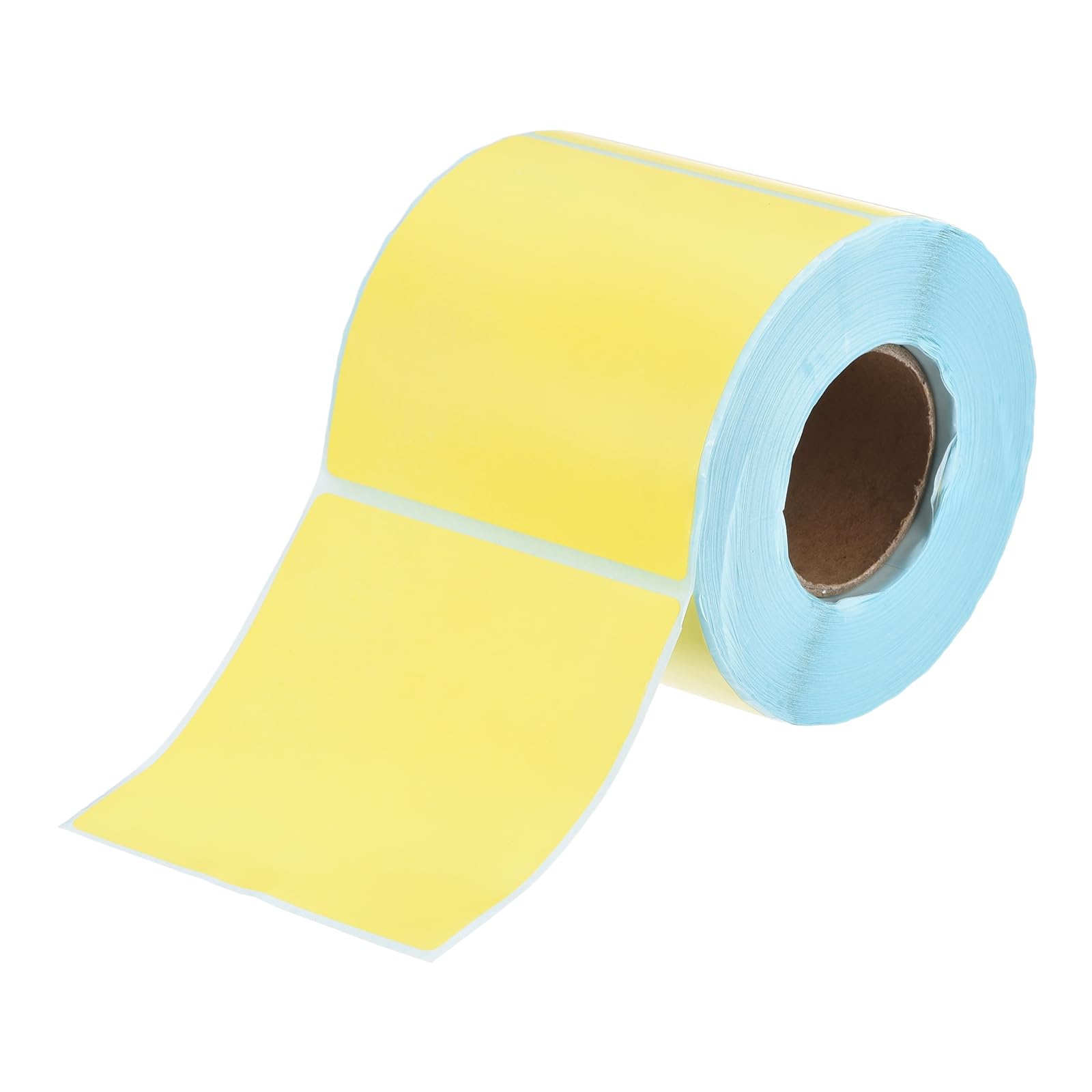 PATIKIL 500 Pcs Color Direct Thermal Labels, 3 x 3'' Barcode Printing Stickers Colorful Sticker Labels for Barcode Thermal Printers Warehouse Retail Shipping Address Labeling, Yellow โ image 1