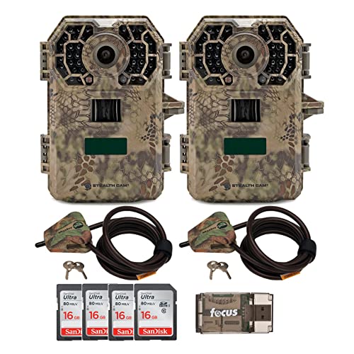 Stealth Cam 2020 G42NG 24MP Trail Camera 2-Pack Bundle with...