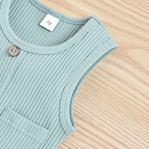 Image of Newborn Summer Baby Boy Girl Rompers Bodysuit Jumpsuit Playsuit One Piece Outfit Clothes