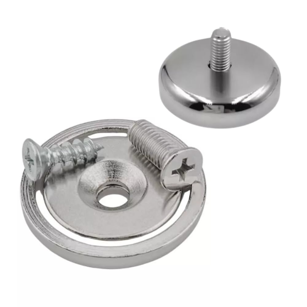 STRONG MAGNETS Neodym POT-Magnet 32 mm – 4 Stück Extra stark