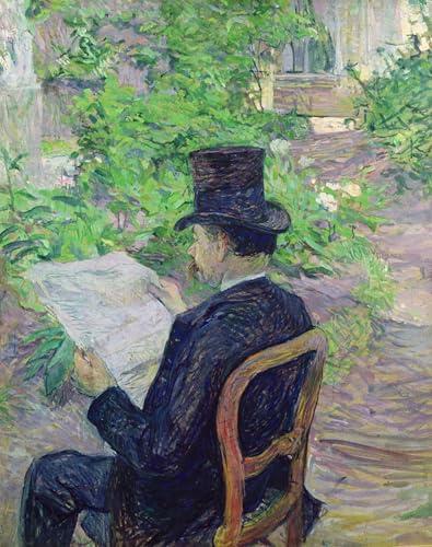 Tableau Impressions d'art Mural Vintage Toulouse Lautrec Désiré Dihau Grand Format 60x90