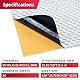 AggSound 1,3mm 12Stücks 40×25cm Alubutyl Anti Dröhn Dämmmatte, selbstklebend Isolierung für Autos, KFZ Lärmschutz, Schalldämmung und Schallschutz(1,12㎡)