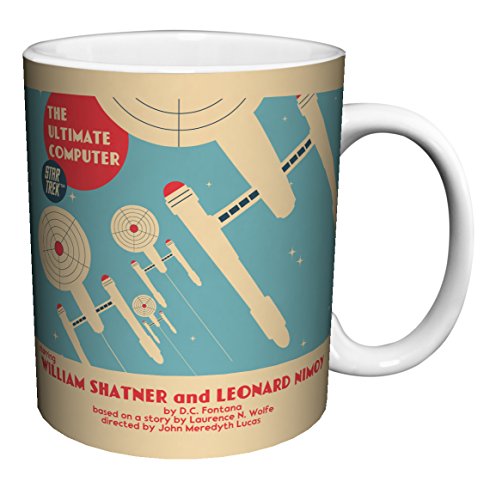 Star Trek The Ultimate Computer (Juan Ortiz Art) Sci-Fi TV Television Show Porcelain Boxed Gift Coffee (Tea, Cocoa) 11 Oz. Mug