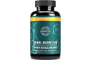 Magnesium Supplement Complex 310mg by Primal Harvest - Featuring Magnesium Glycinate, Citrate, Malate, and Zinc