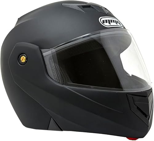 MMG Casco modular de cara completa para motocicleta para adultos, visera abatible modelo 34