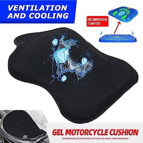 Coussin siege gel CB190SS mal de dos solution confort moto - 6