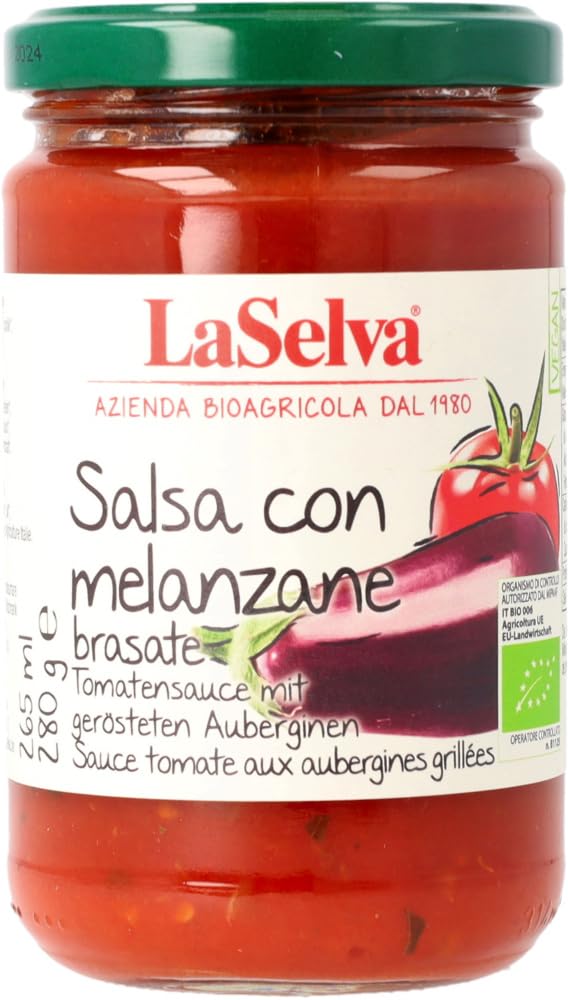 Tomatensauce mit gerösteten Auberginen 12 x 280 g