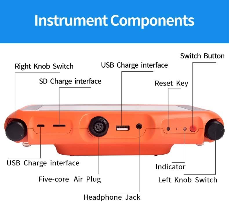 Side view of PQWT L40 host machine showing ports and controls