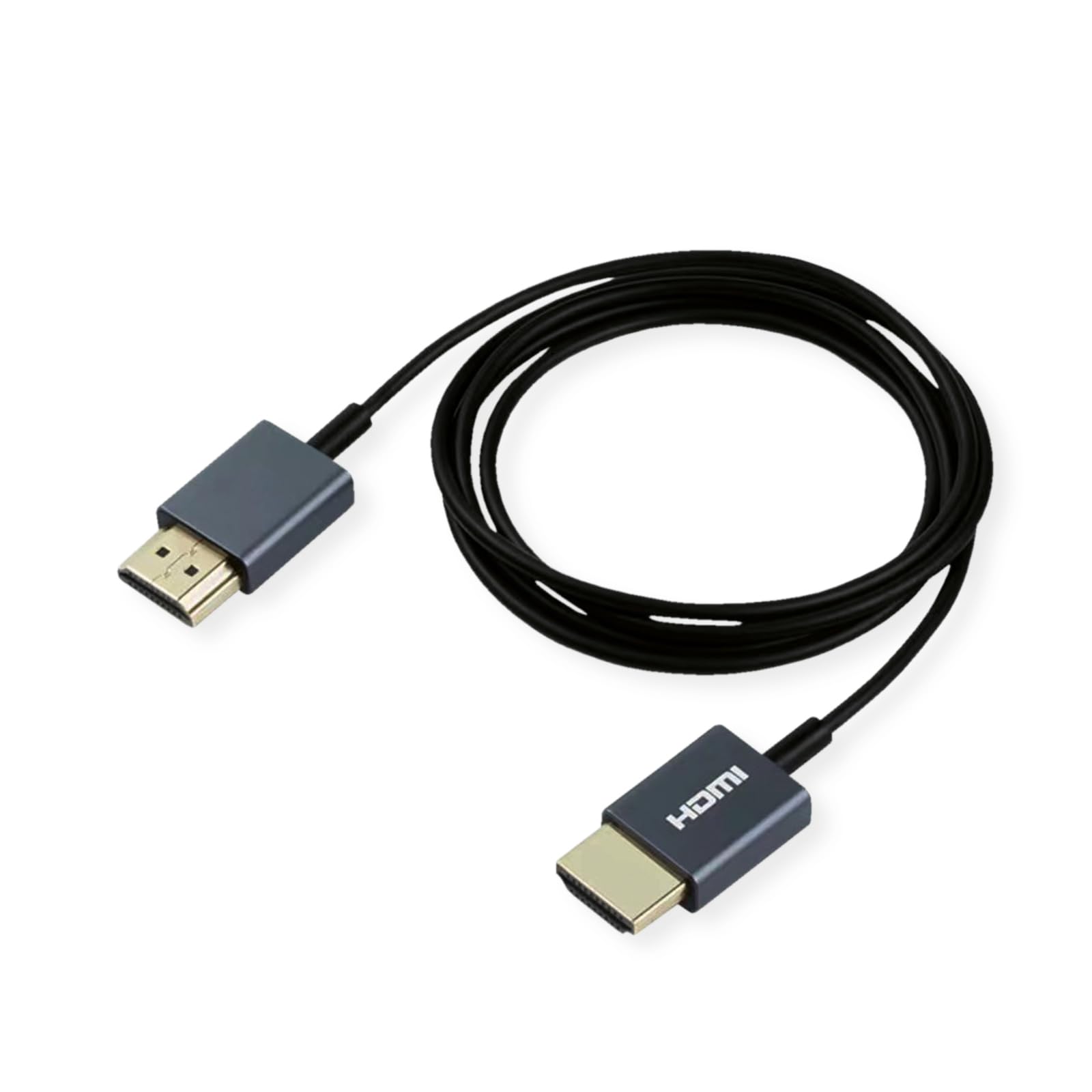 ROLINE Cavo HDMI Ultra HD 4K con Ethernet, ST/ST, ultra sottile, coassiale, nero, 2 m