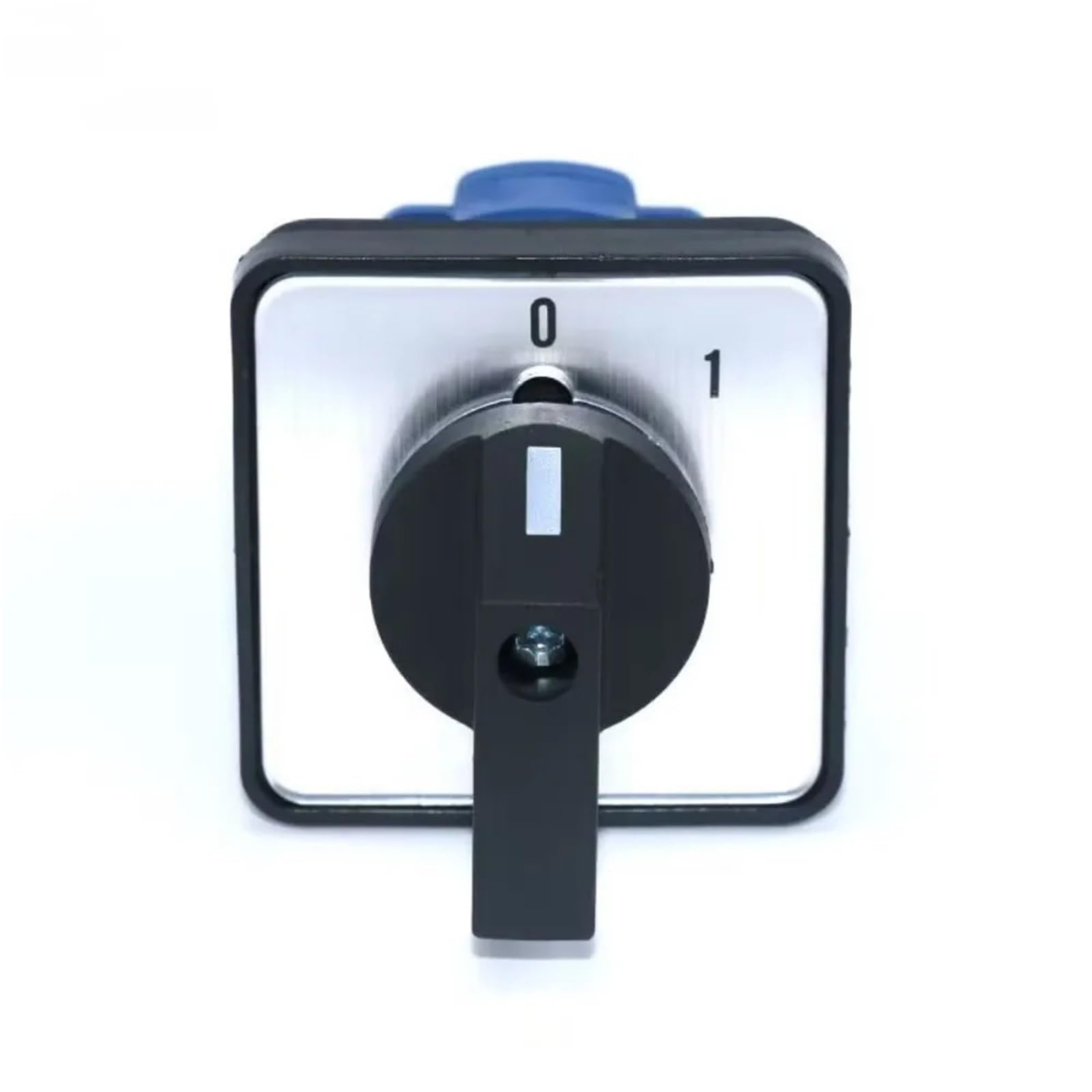 Selector rotatorio de 2 posiciones con 8 tornillos para control de corriente alternca 4