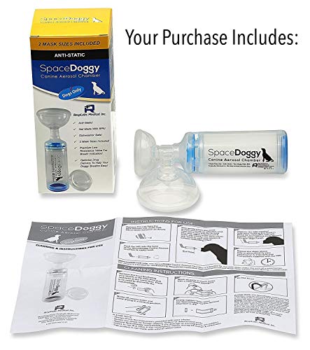 SpaceDoggy Asthma Dogs - Dog Inhaler Aerosol Chamber by VetPet Canine Spacer