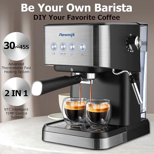 Cafetera Semiautomática con Espumador y Tanque 1.2 L miniatura 4