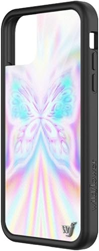 Miniatura 2 de Wildflower Fundas - Funda manifiesta, compatible con Apple iPhone 11 Púrpura, blanco, Aura, moderna, moderna, bonita, protección negra, protección