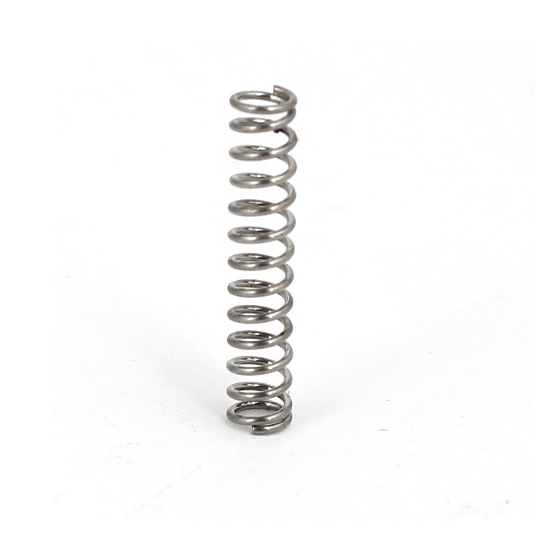 Sourcing Map 0,4mm X 3mm X 15mm 304 Inoxidable Acero Compresión Resorte Plateado Tono 20Uds
