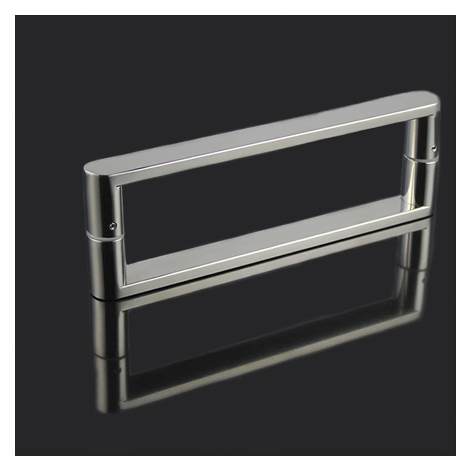 Gthtuhfd Pair Of Chrome Shower Door Handles, Stainless Steel Bathroom Shower Handle Push Door Handle, For Shower Enclosure Door Handle, Replacement Door Handle,Hole Spacing275mm