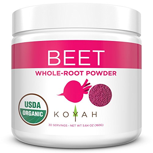 KOYAH - Organic USA Grown Beet Powder (1 Scoop = 1/2 Beet): 30