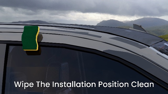 GMC Yukon Rain Guards IKON MOTORSPORTS In-Channel Window Deflectors For 2007-2014 Chevy Tahoe & GMC Yukon - 4pc Smoke Tinted Rain Guards In-channel Rain Guards For Tahoe Yukon - Foto 3