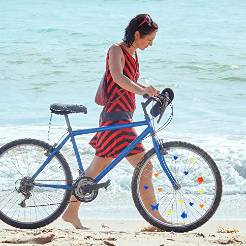 image for YuCool 183 Pcs Assorted Colors Bike Wheel Spoke Decorations,Bicycle Pl