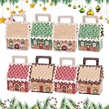 Flexibilité à suspendre : les boîtes à bonbons de Noël disposent d'un design suspendu qui permet de les placer sans effort sur des crochets ou des branches, assurant des options de décoration polyvalentes pour les environnements festifs tout en améliorant l'attrait visuel et la commodité