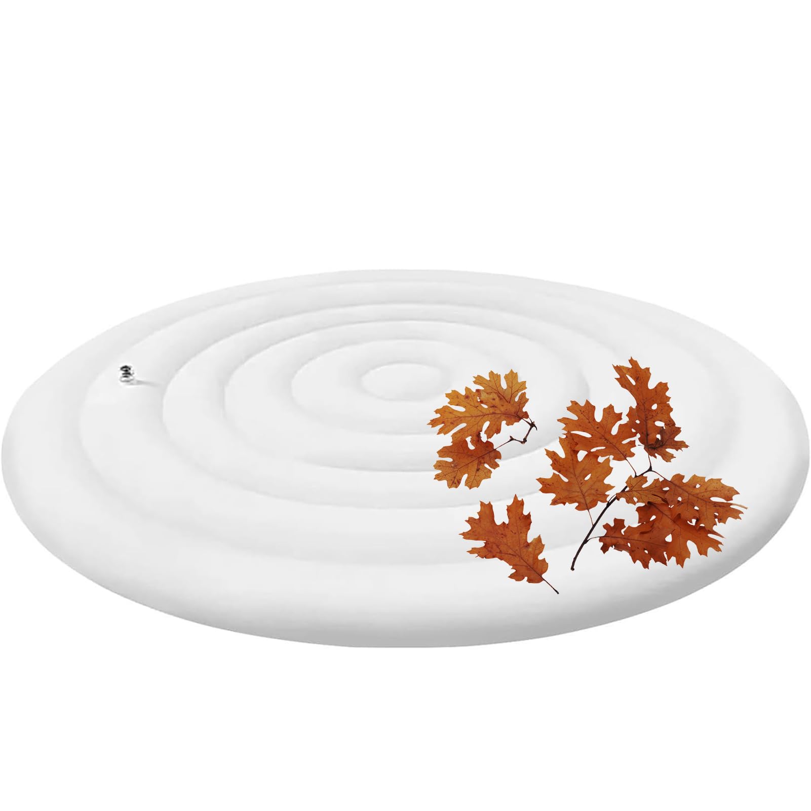 CDPTD Inflatable Hot Tub Cover, 145CM/165CM Inflatable Lid Hot Tub Lid,Windproof Rain-Proof Snow-Proof Insulated Lid for Hot, Hot Tub Protector Lid (Round 170cm)