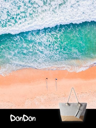 XXL Family Beach Bag with Zip - Stylish & Spacious Ladies Tote - Image 6