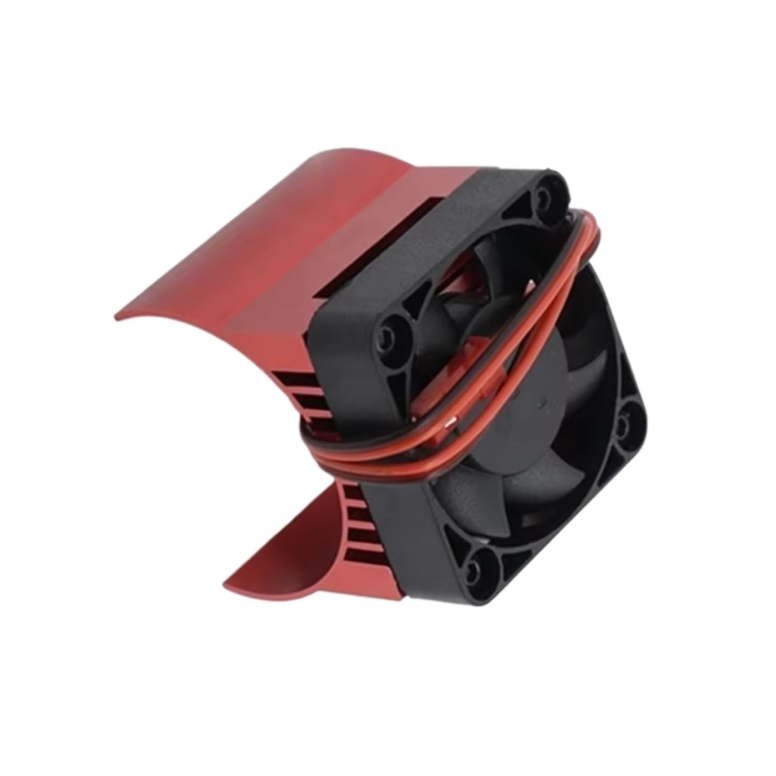 RC Upgrade Accessories for Traxxas for E-Revo for E-Maxx for Summit 1/10 42mm Motor Cooling Fan Heat Sink RC Car Upgrade Parts Accessories(Red)