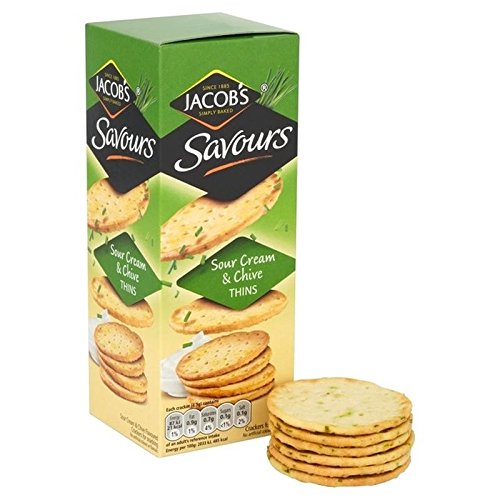 Jacob's Sour Cream & Chive Savours 150g - Pack of 6