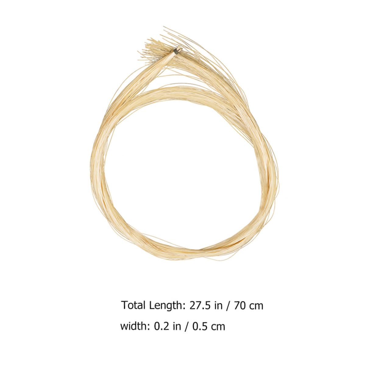 Amazon | SECFOU バイオリン弓用 馬毛 交換用弓毛 馬の尾の毛 使用