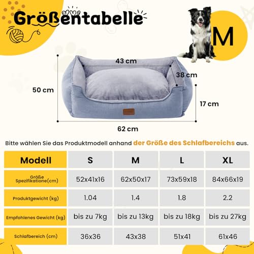 Panier pour chien super doux et lavable idéal pour le salon - 3