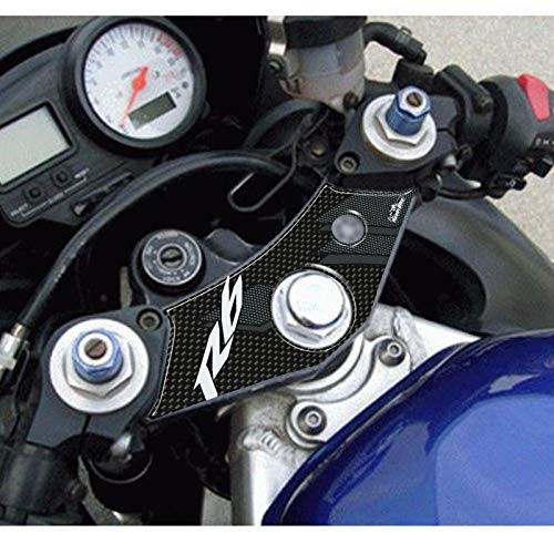 Resin Bike Aufkleber für Motorrad Kompatibel mit Yamaha R6 1999-2002. Schutz Gabel Lenkung vor Stößen und Kratzern. 3D-Aufkleber-Set mit Harzbeschichtung. Stickers - Made in Italy