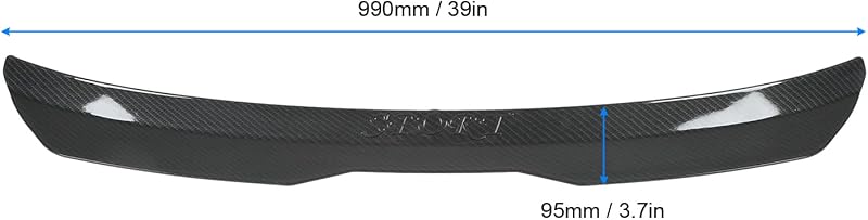 Fydun Hátsó Tetőszárny Spoiler Univerzális Autó Tuning Karbon Stílus - Carbon fibre style.