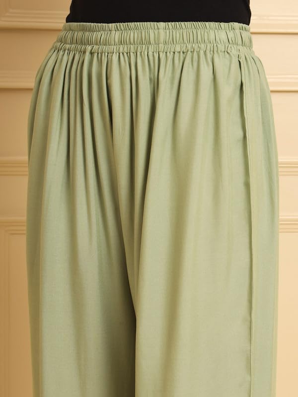 Image of Soft Colors Women Regular Fit Pocket Palazzo