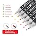 Y YOMA 60 Dual Tip Markers Alcohol Markers Brush Tip Set,Unique Colors (1 Marker Case)Alcohol-based Ink,Brush & Chisel