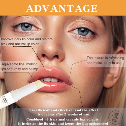 Ginger Lip Lightening for Dark Lips,Lips Pink Bleaching Cream Balm,Lip Balm,Fast Moisturizing Lightening Lip Balm,Brightening Cream Blam,Lip Care Lightens Remove Dark Lips,Lip Pigmentation Treatment - Image 4