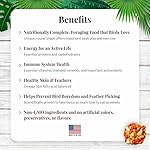 LAFEBER'S Tropical Fruit Nutri-Berries Pet Bird Food, Made with Non-GMO and Human-Grade Ingredients, for Cockatiels Conures Parakeets (Budgies) Lovebirds (Tropical Fruit 10 oz) - Image 4
