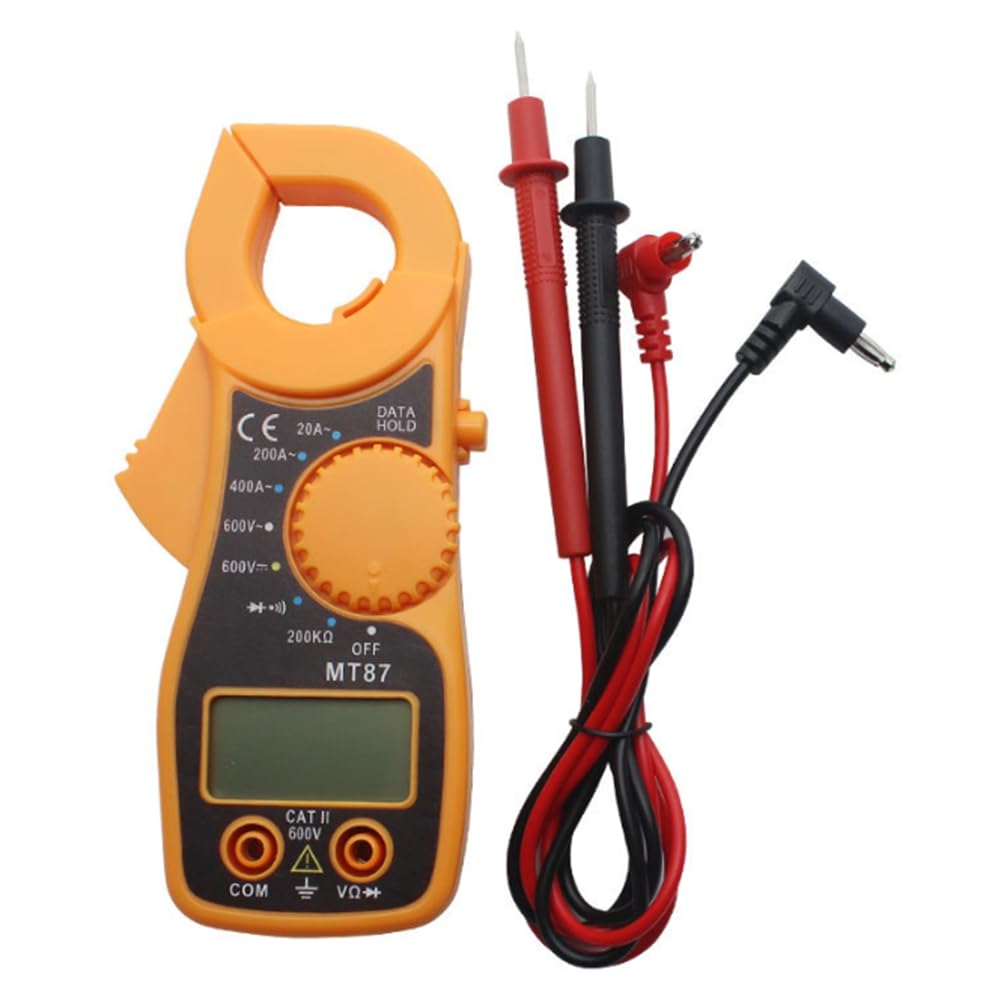 Digital Clamp Meter Multimeter Voltmeter Ammeter Ohmmeter LCD Display Volt Tester