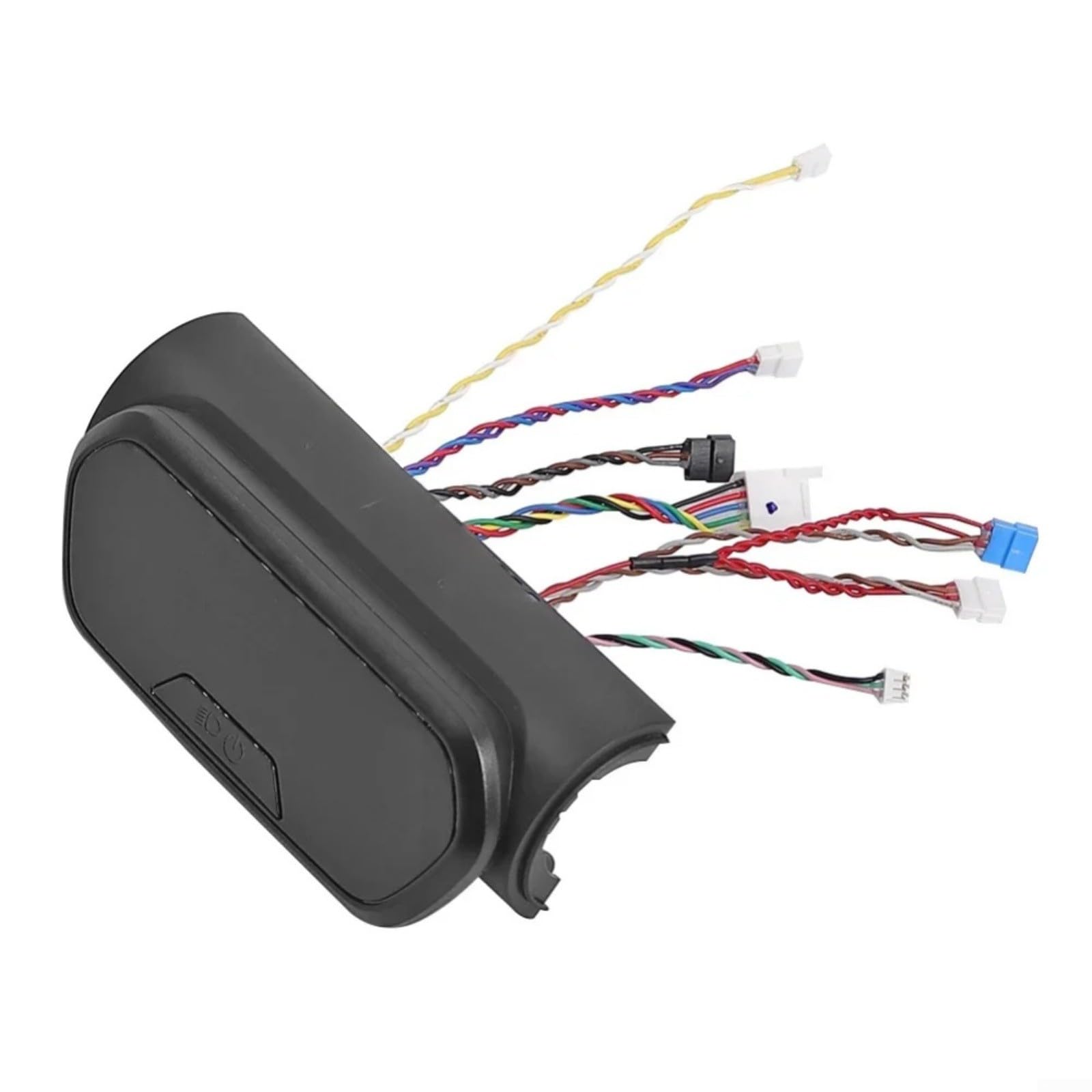 LED-Display Armaturenbrett für Ninebot E2 Pro Elektroroller, klare Sonnenlichtansicht mit Fehlercodes, Echtzeit-Geschwindigkeits-Akku-Kilometerstandsmessung, Schwarz