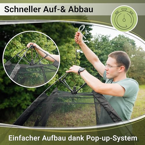 Welpenlaufstall XXL mit Dach – Stabiler Hundelaufstall für Innen & Außen – Welpenauslauf faltbar – Tierlaufstall für Hunde, Katzen & Kleintiere – wetterfest & sicher