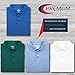 Premium Wear Men's Polo T-Shirts, High Moisture Wicking Dry Fit Performance Athletic Short-Sleeved Polo T-Shirts with Collar for Golf, Tennis, Work, Daily, Casual Royal Blue