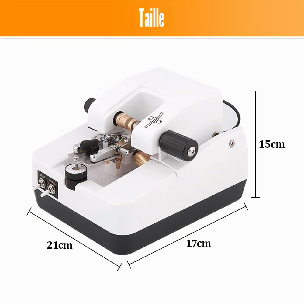 Machine à Rainurer Les Lunettes Optiques Rainureuse d'objectif Rainureuse de Lentilles pour PC/Objectif en Résine 220V